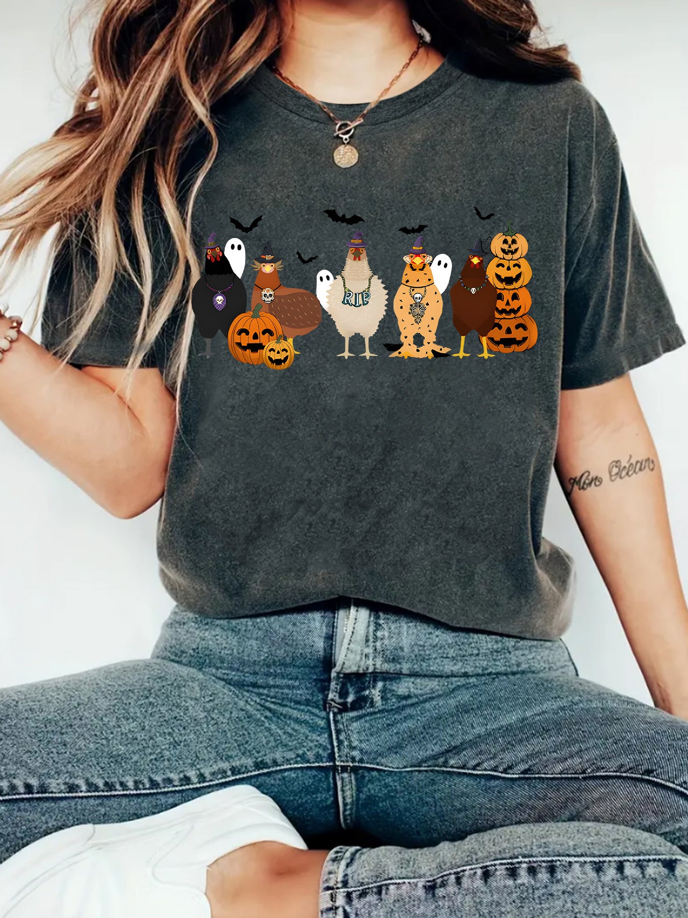 round-neck short sleeve