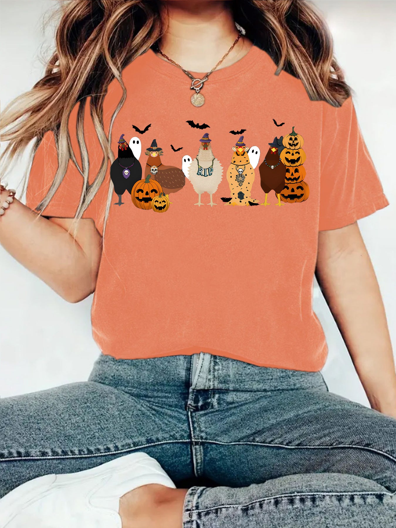 round-neck short sleeve