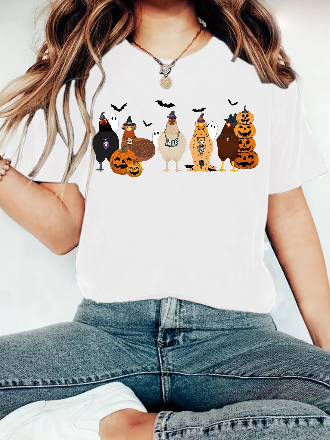 round-neck short sleeve