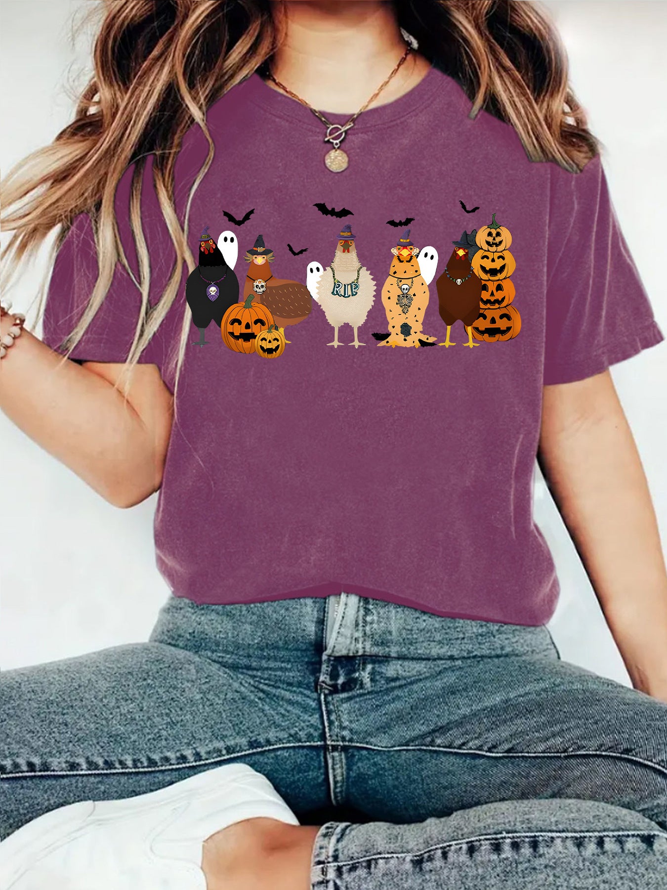 round-neck short sleeve